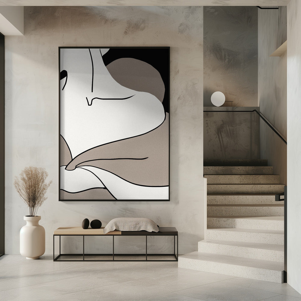 matisse_shoulder_vector_002_Black | Poster