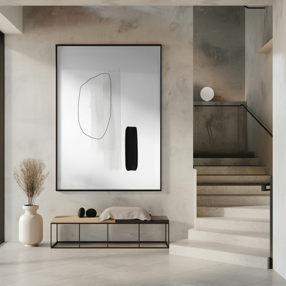 Monochrome Elemente | Poster