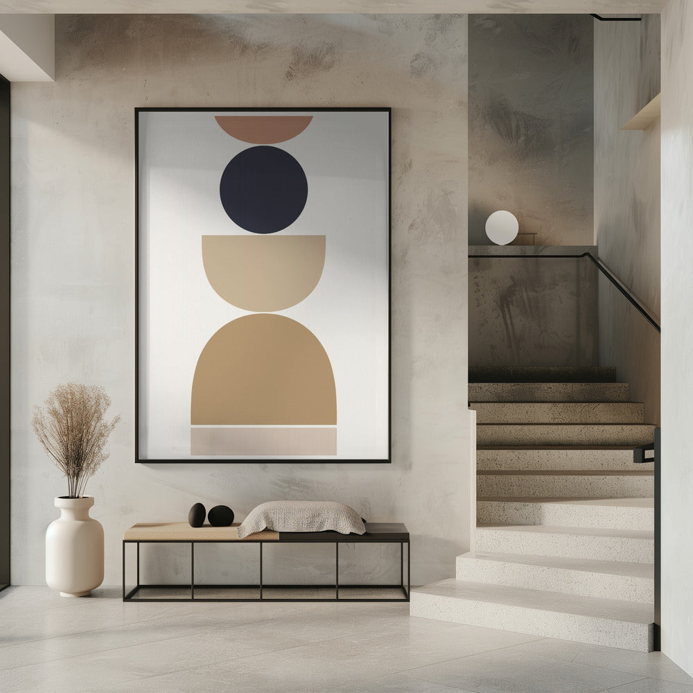 Abstrakte geometrische Harmonie | Poster