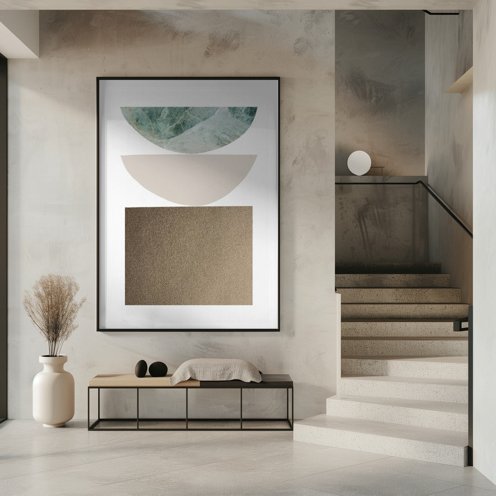 Minimalistische geometrische Formen | Poster
