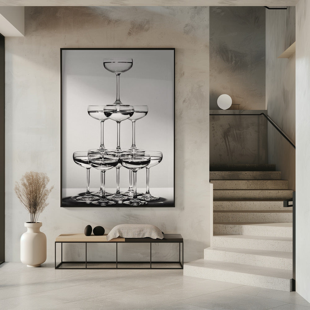 Champagnerturm_6 | Poster
