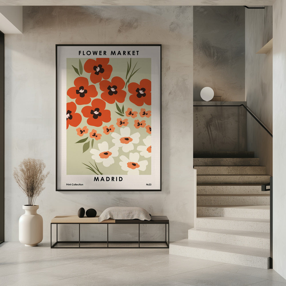 Blumenmarkt Madrid | Poster