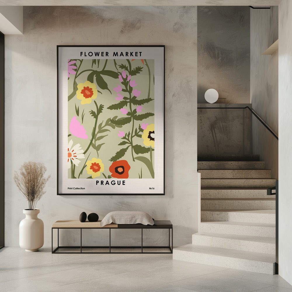 Blumenmarkt Prag | Poster