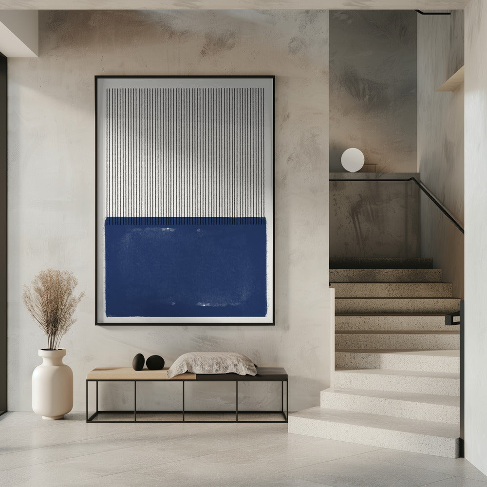 Blue Line Harmony | Poster