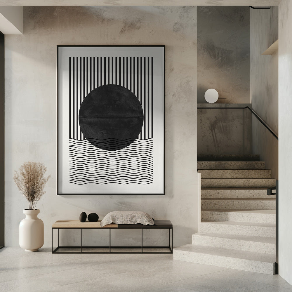 Monochrome Eclipse | Poster