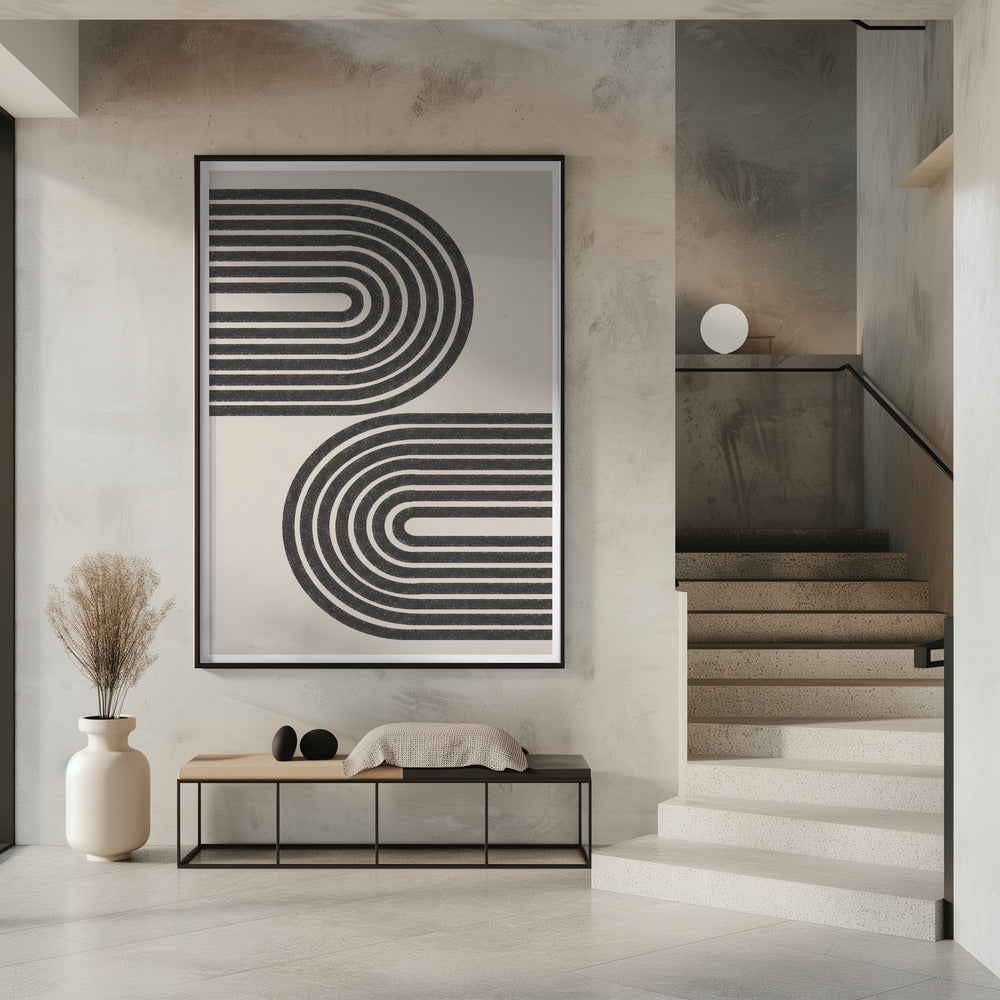 Curved Lines Dance | Poster