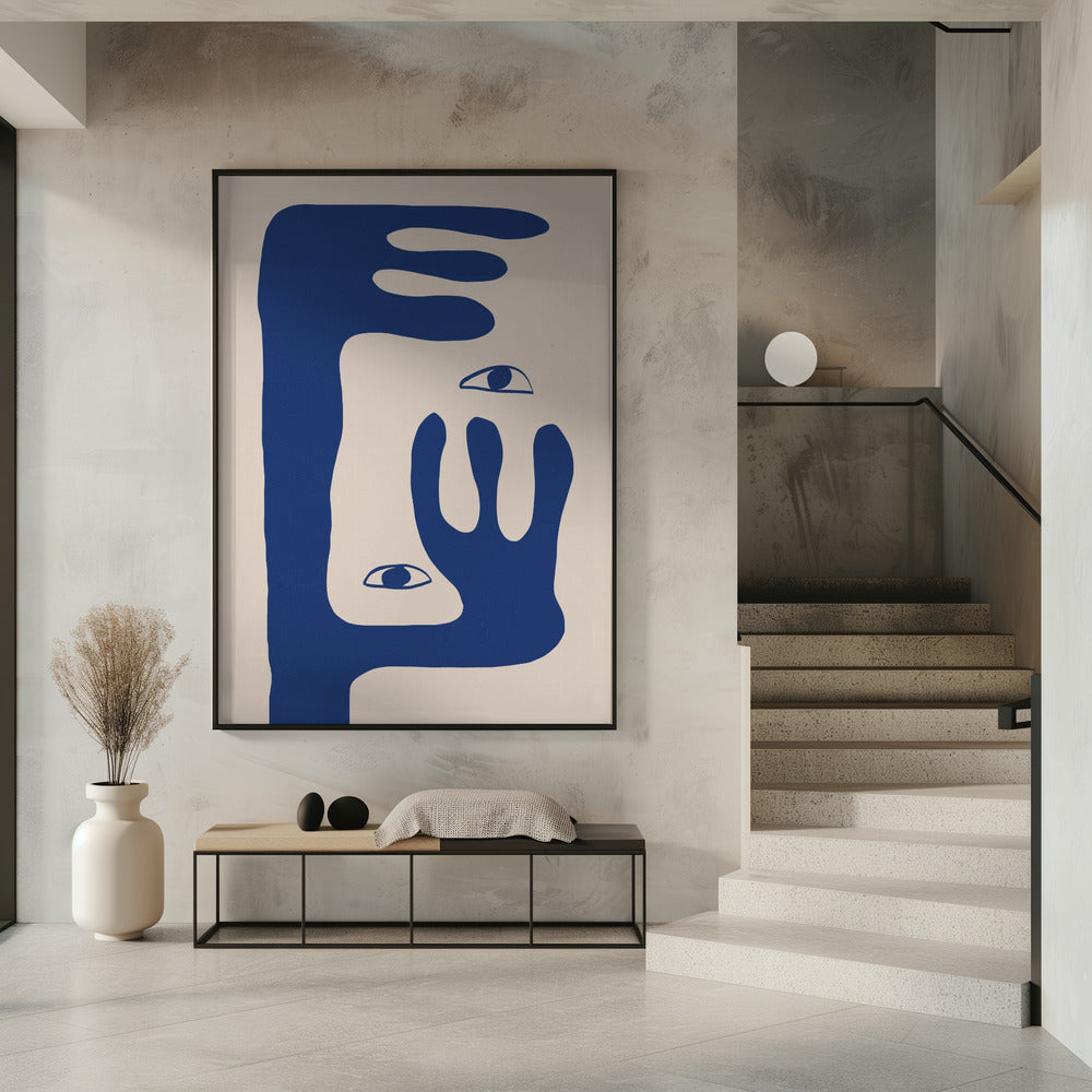 Abstraktes Gesicht Nr. 1. | Poster