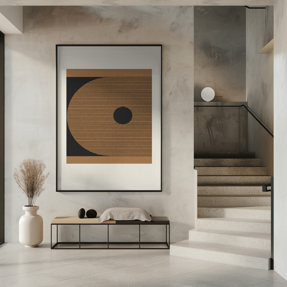 Geometrische Sonnenfinsternis | Poster