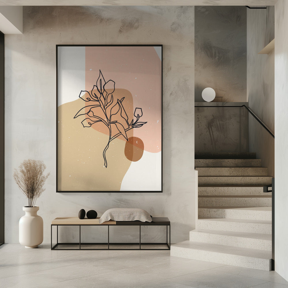 Abstrakte Komposition 14 | Poster