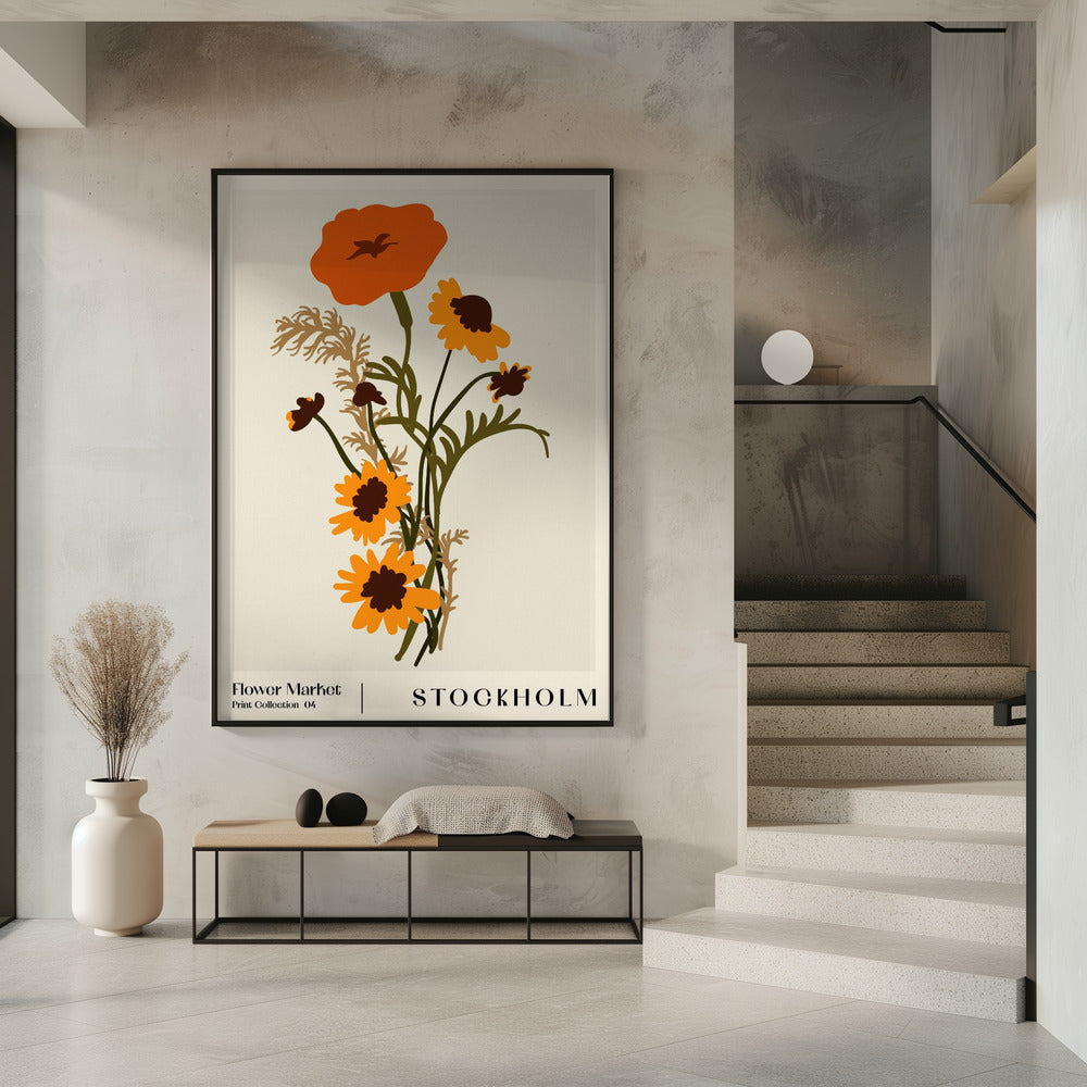 Blumenmarkt. Stockholm | Poster