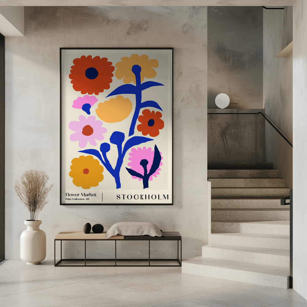 Blumenmarkt. Stockholm | Poster