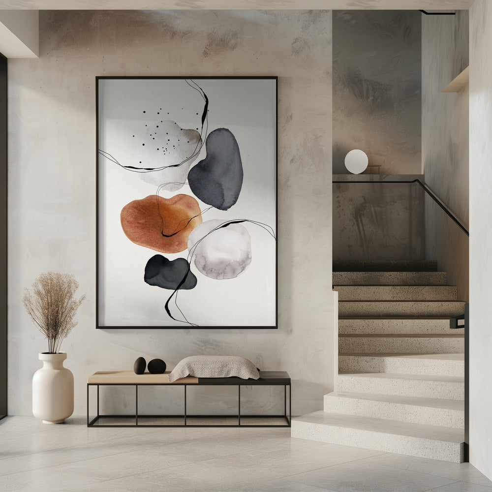 Fluid Shapes Dance | Poster