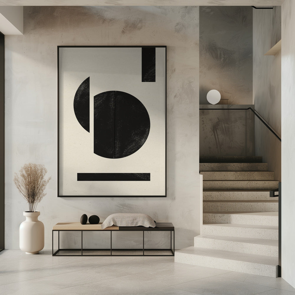 Geometrischer Kontrast | Poster