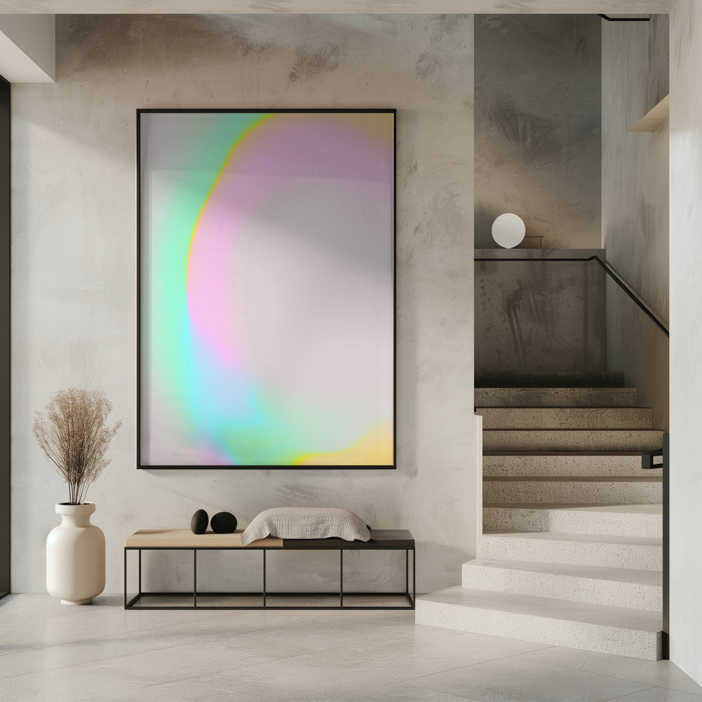 Pastel Glow Curve | Poster