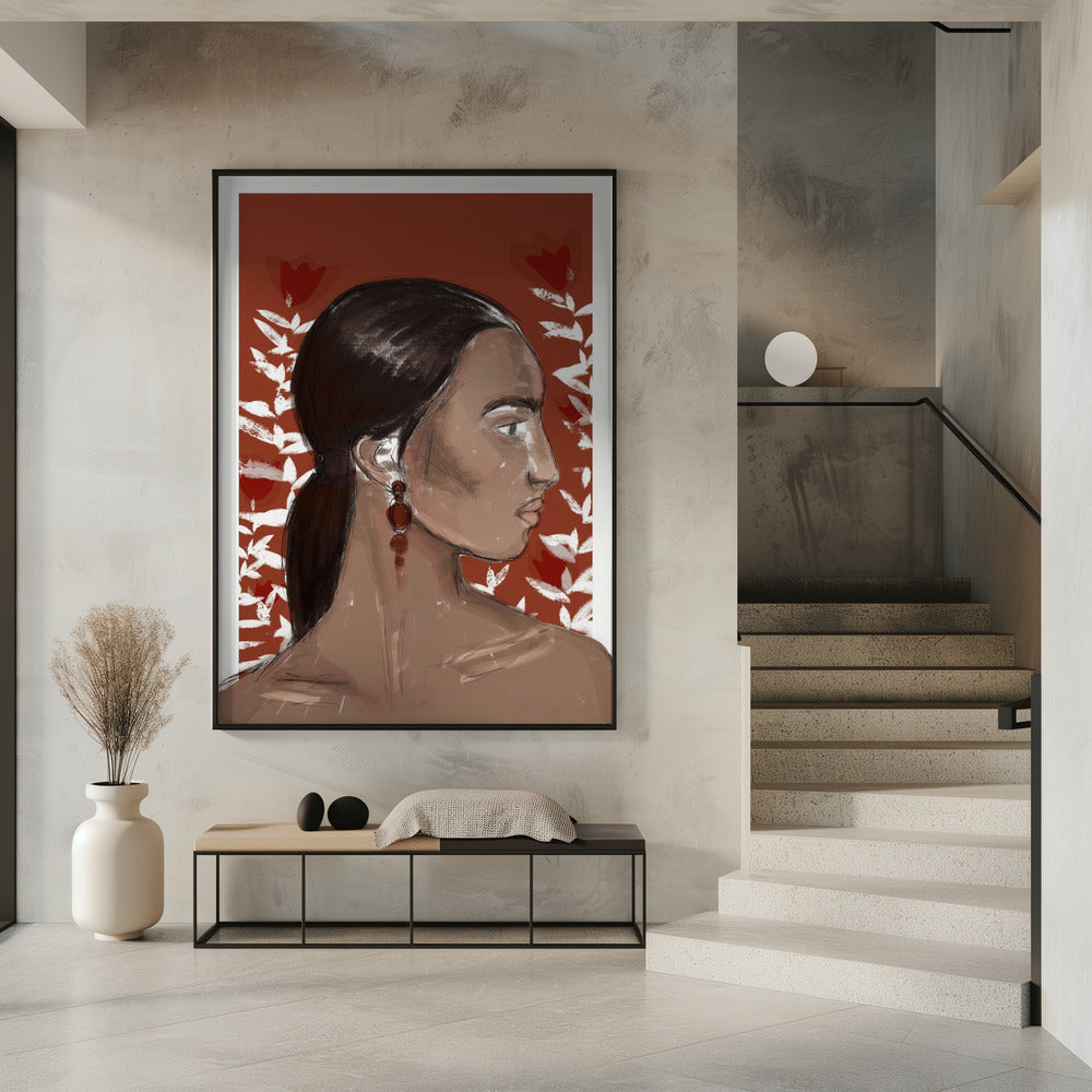 Purpurrote Eleganz | Poster