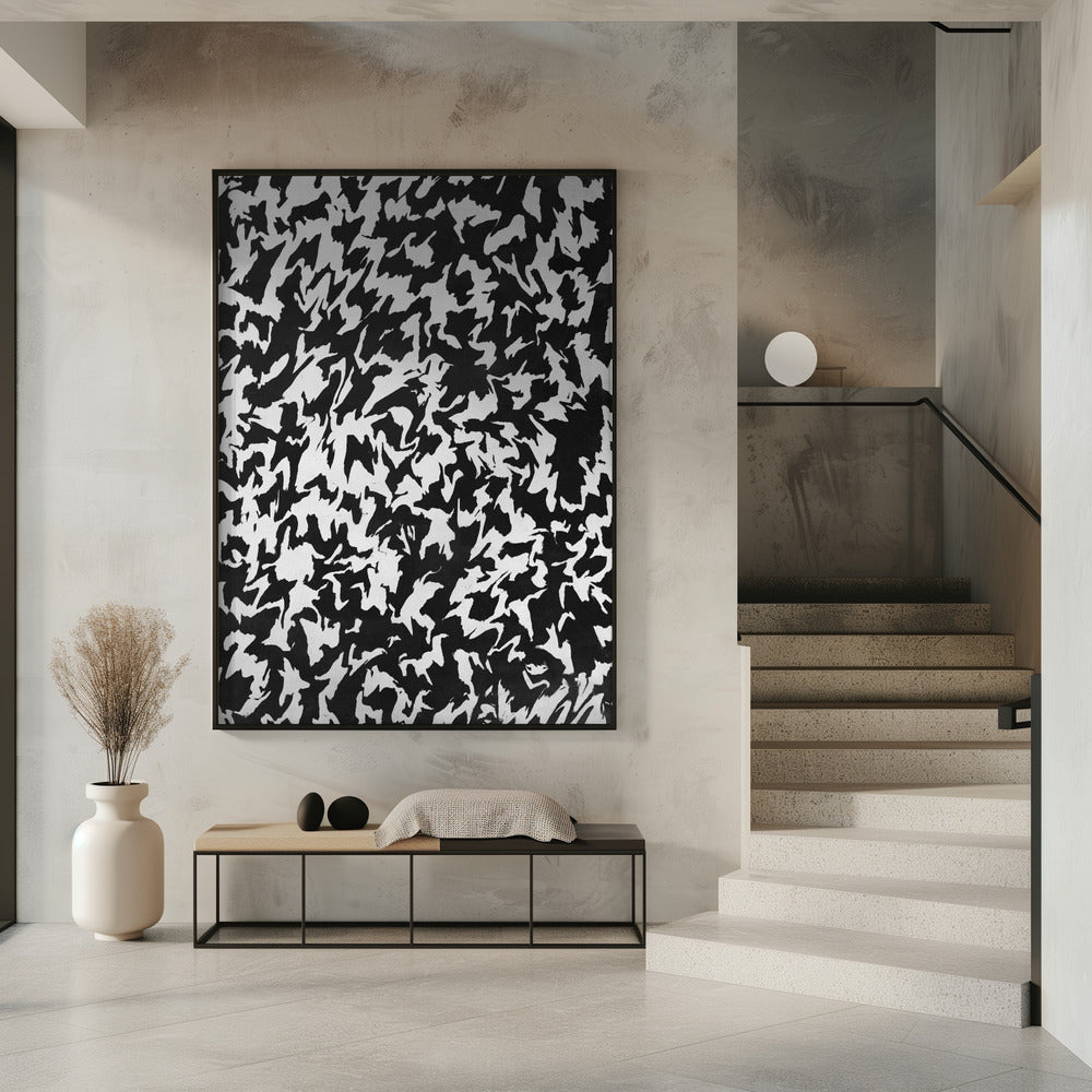 Monochrome Whirl | Poster