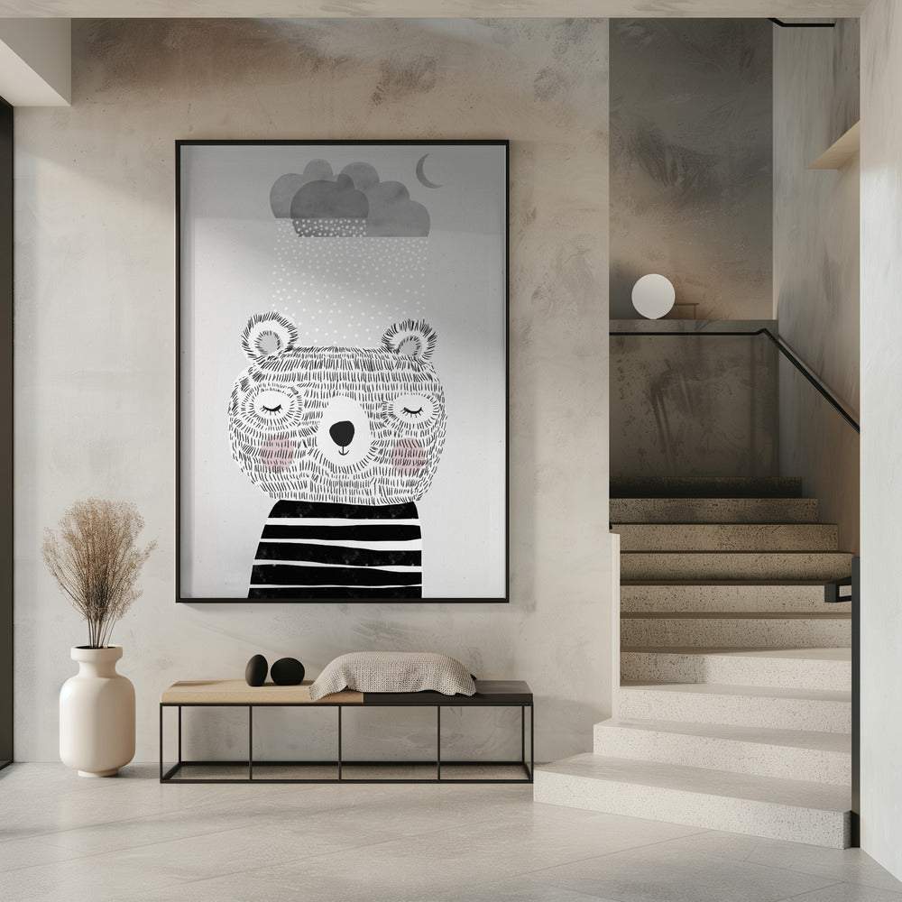 Verträumte Bärenwolken | Poster