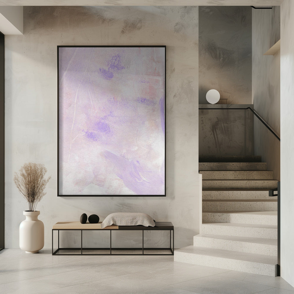Sanfte Pastelltöne in Lavendel und Rosa | Poster