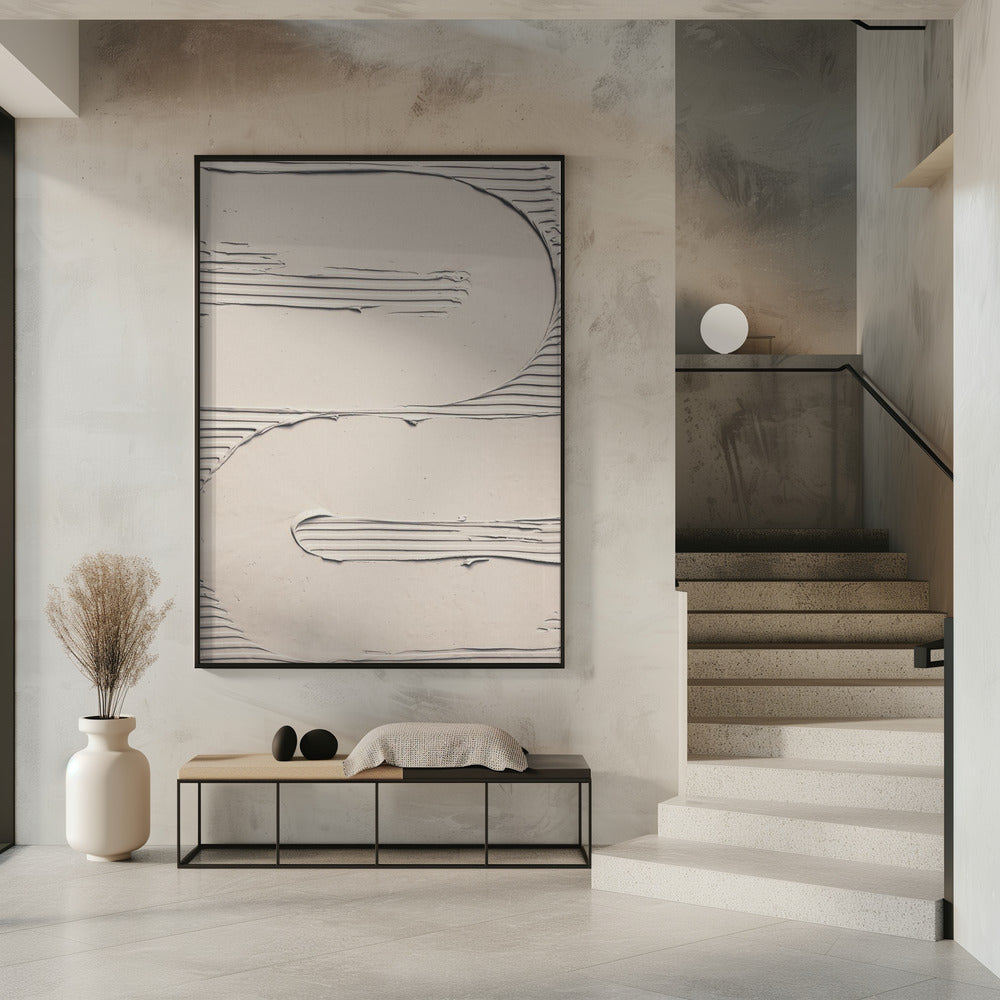 Schlammtextur 11 Beige | Poster