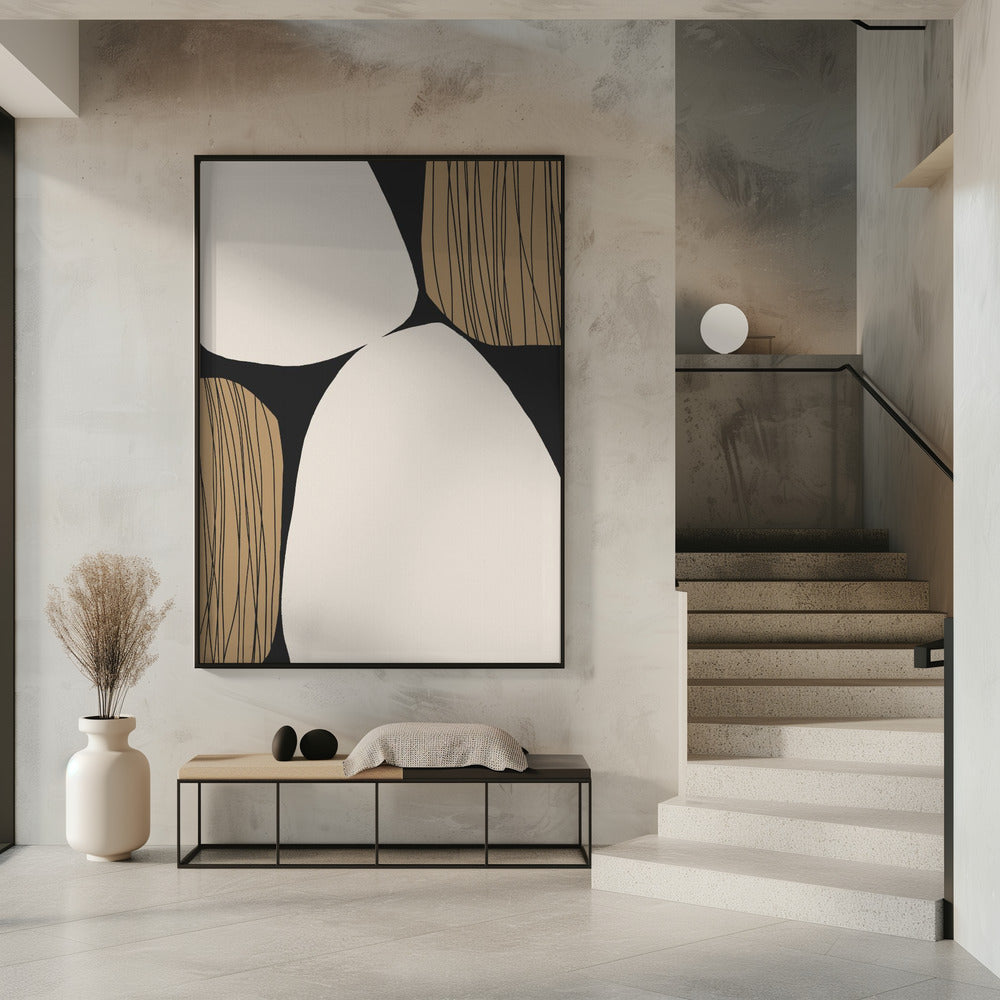 Abstract Earth Tones | Poster