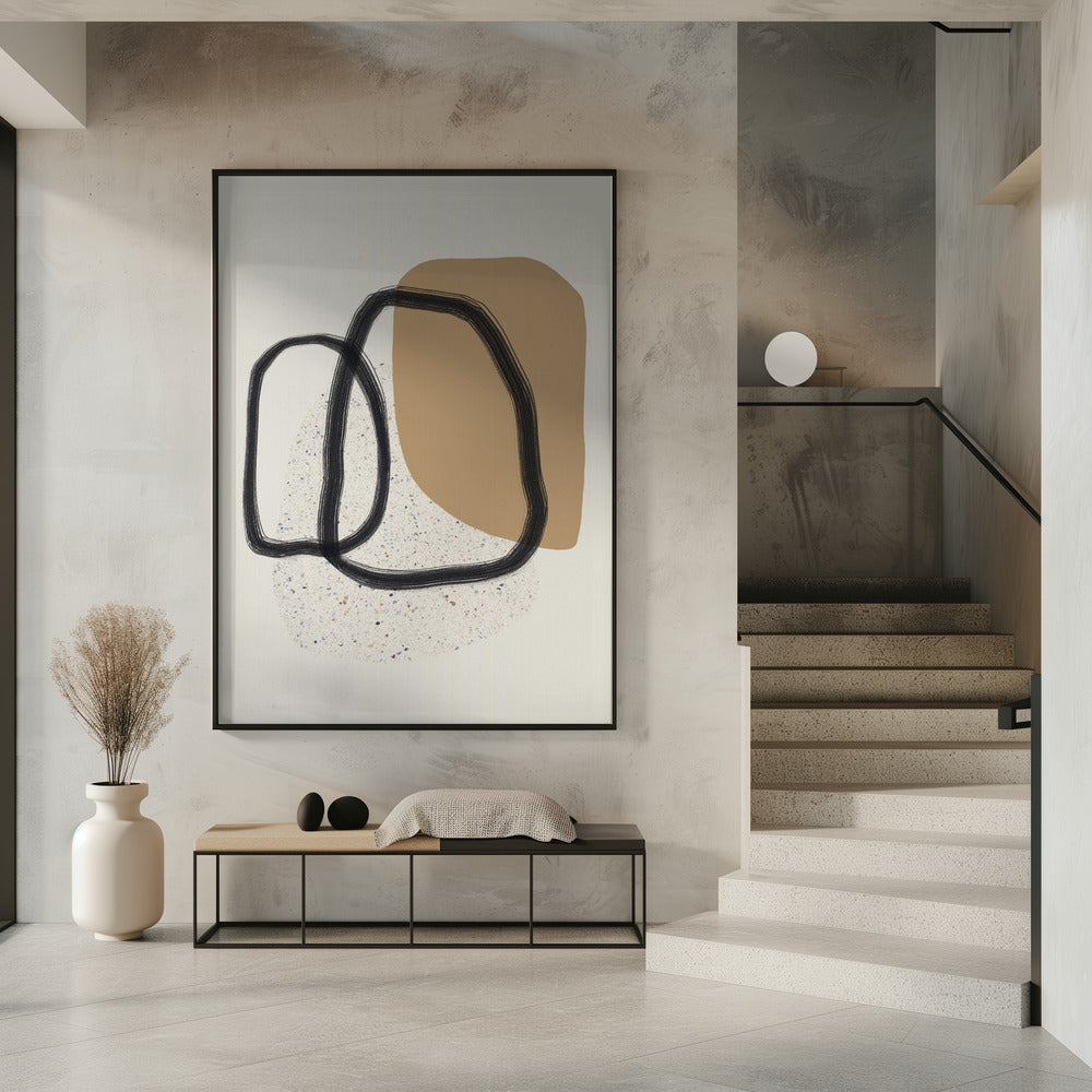 Organic Shapes And Earthy Tones | Poster