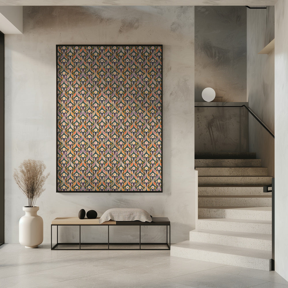 Geometrische Blüte | Poster