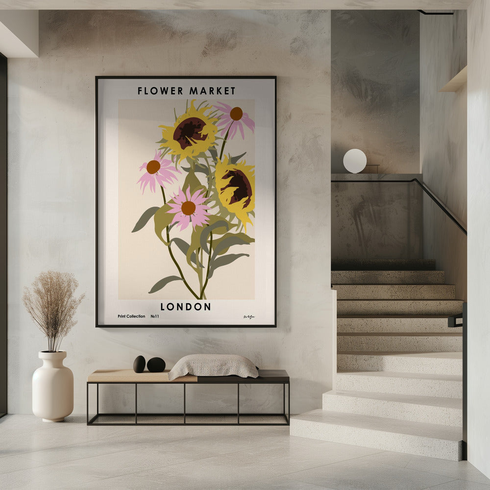 Blumenmarkt. London | Poster
