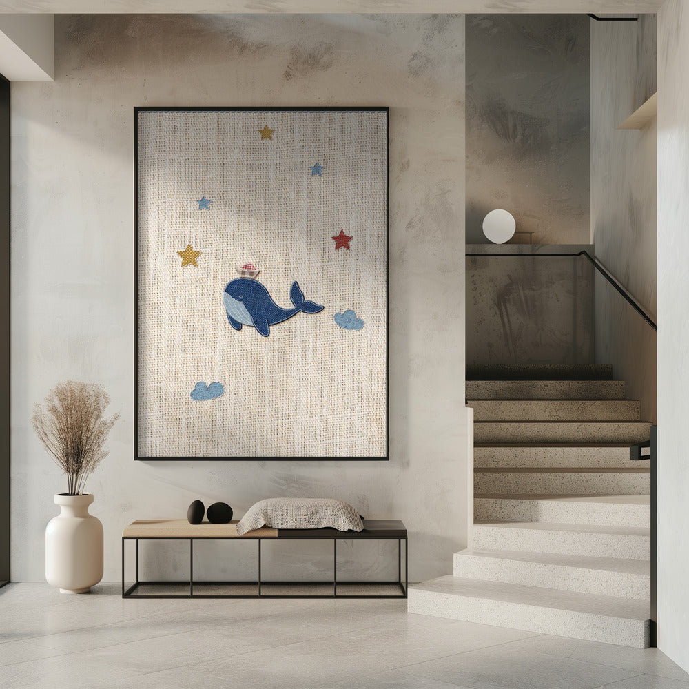Cute Whale | Poster