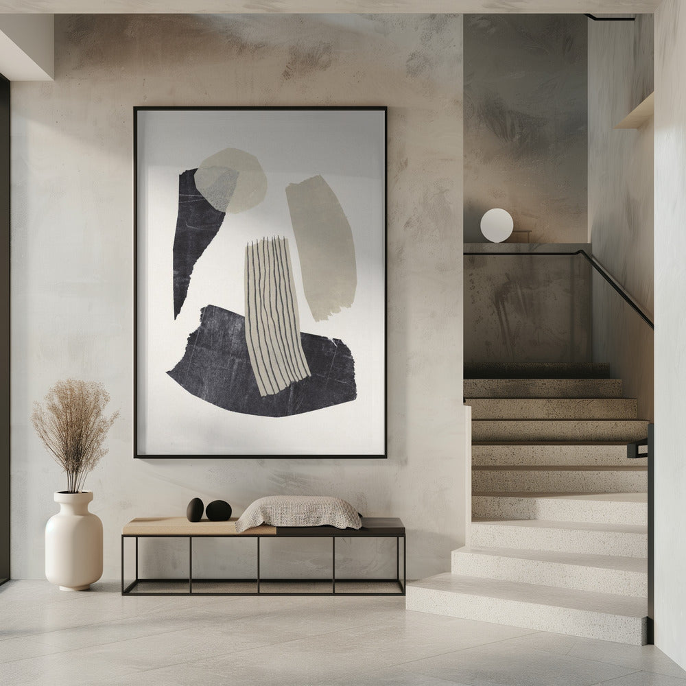 Monochrome Formen #2 | Poster