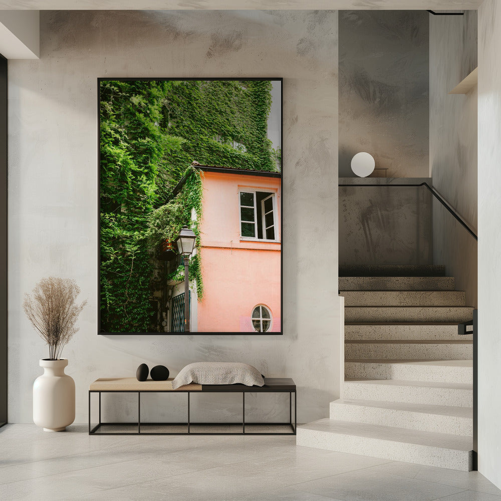 Grün und Pink || Montmartre Paris | Poster