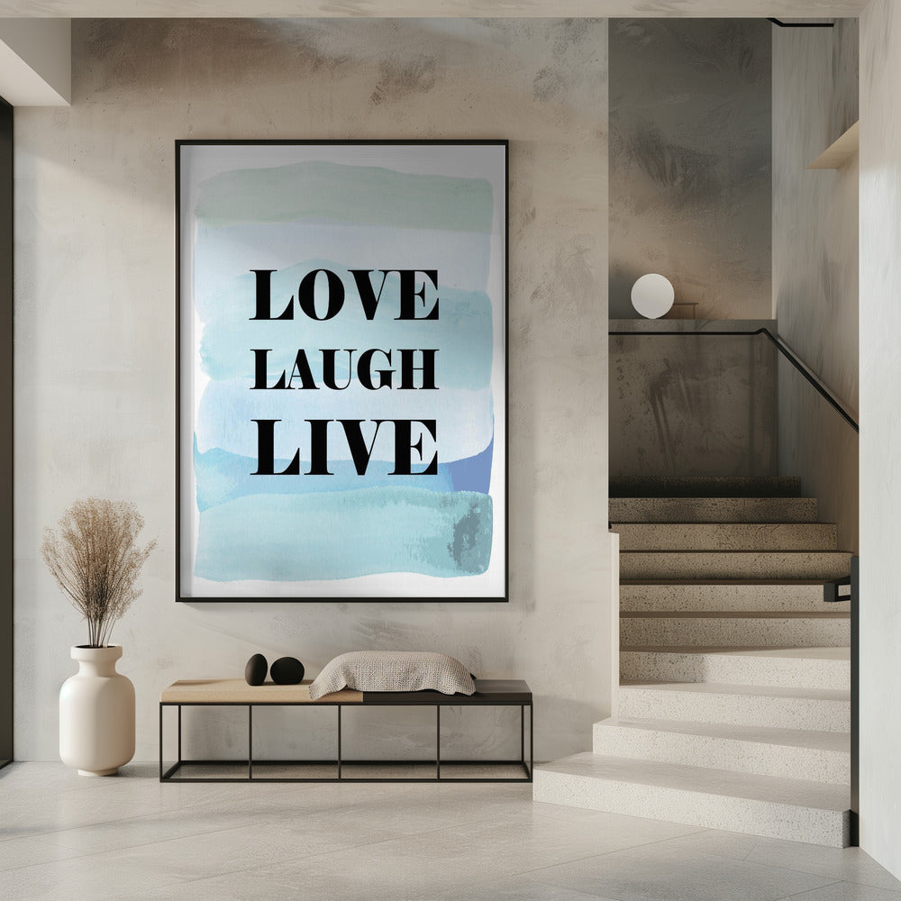 Lebe immer freudig | Poster