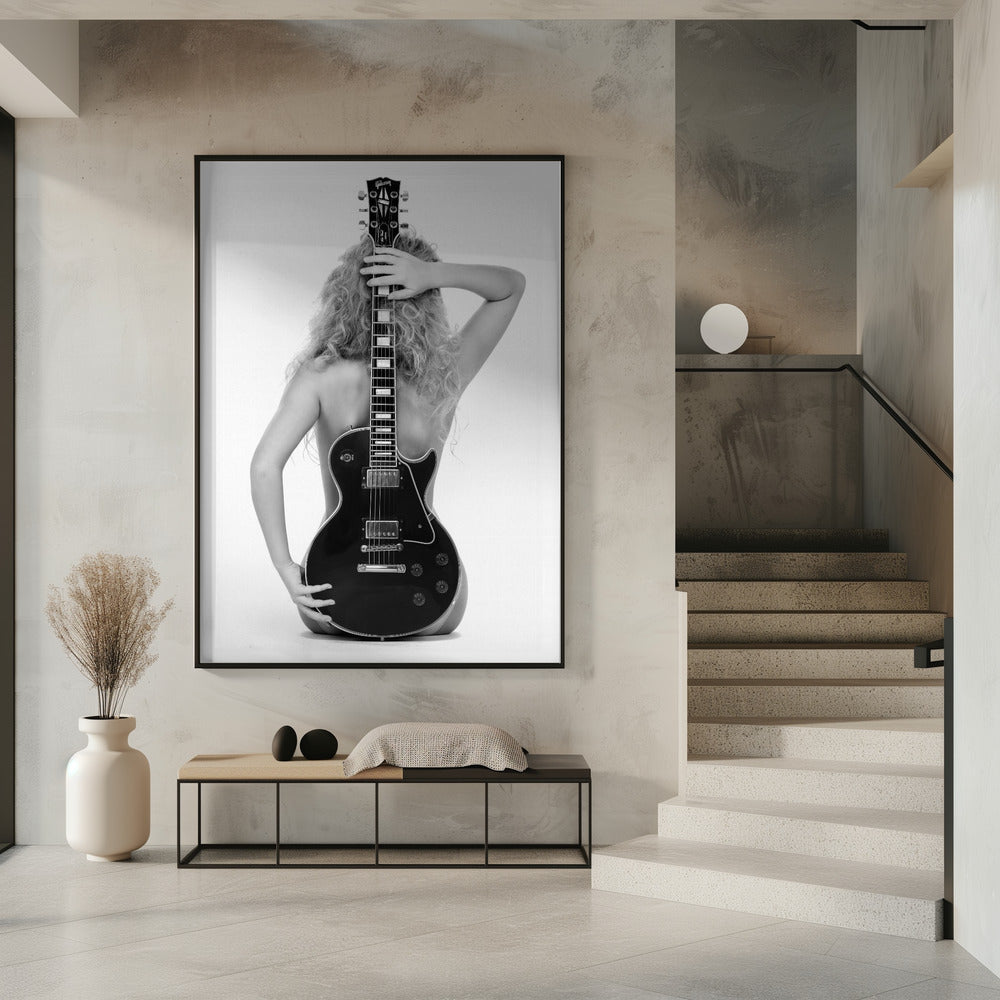 Lady And The Les Paul | Poster