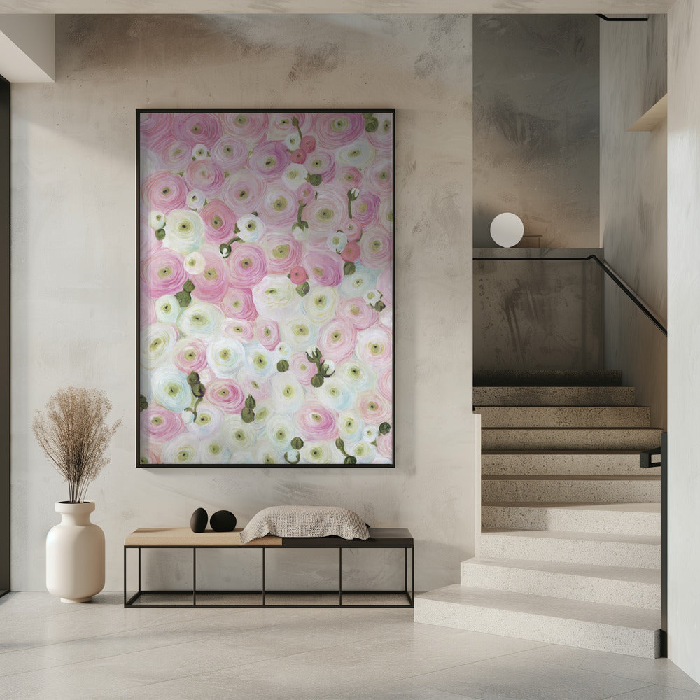 Gabry painterly ranunculus | Poster