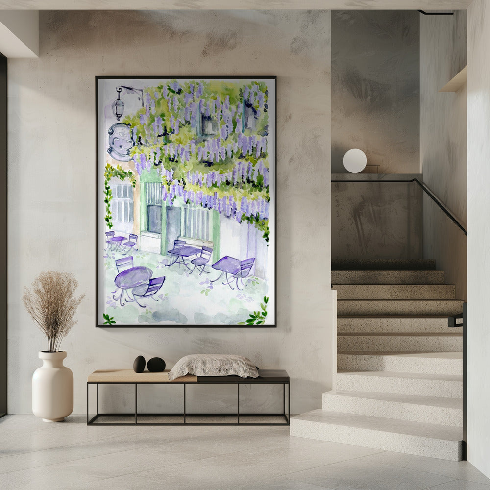 Naives Pariser Café | Poster