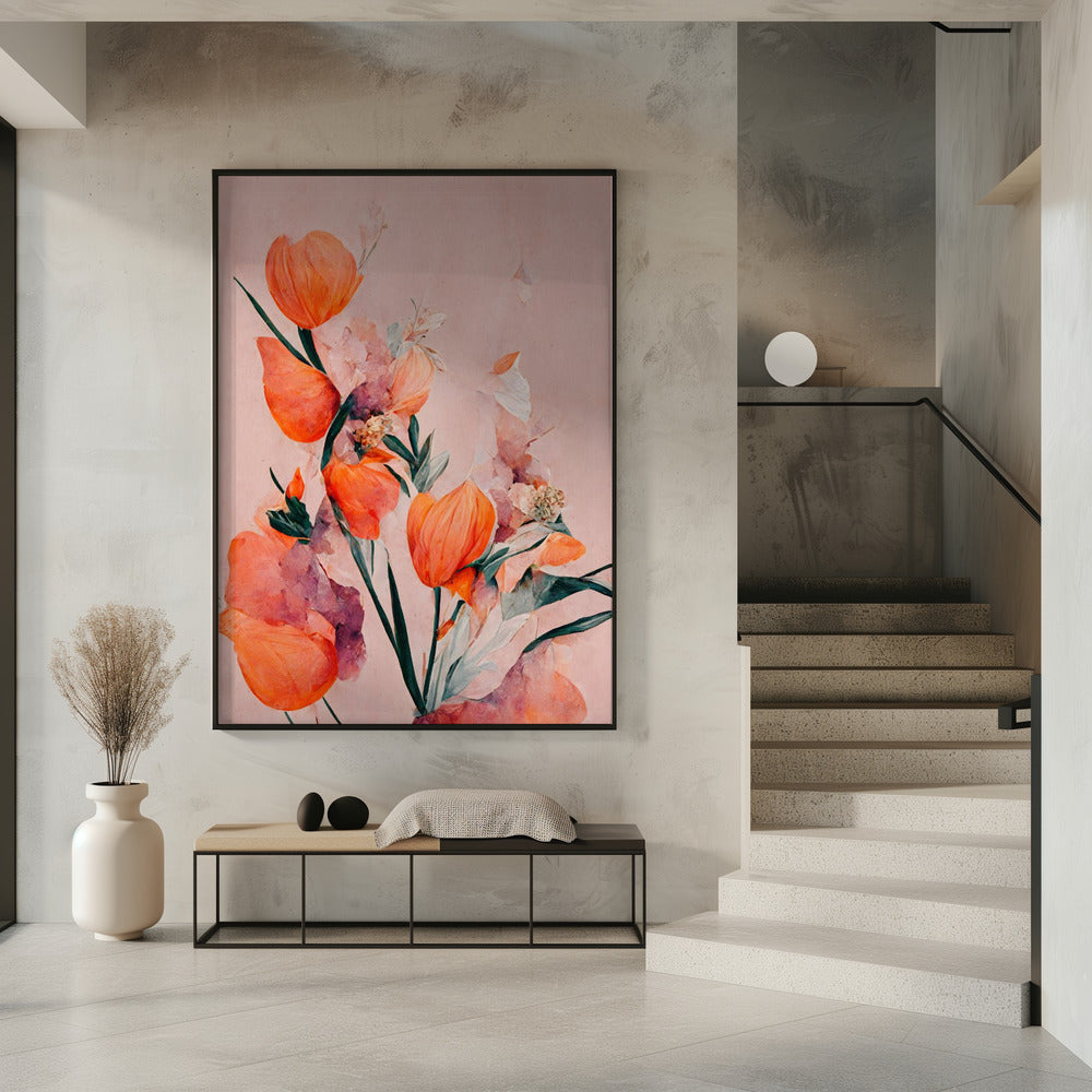 Blütenblätter und Eleganz | Poster