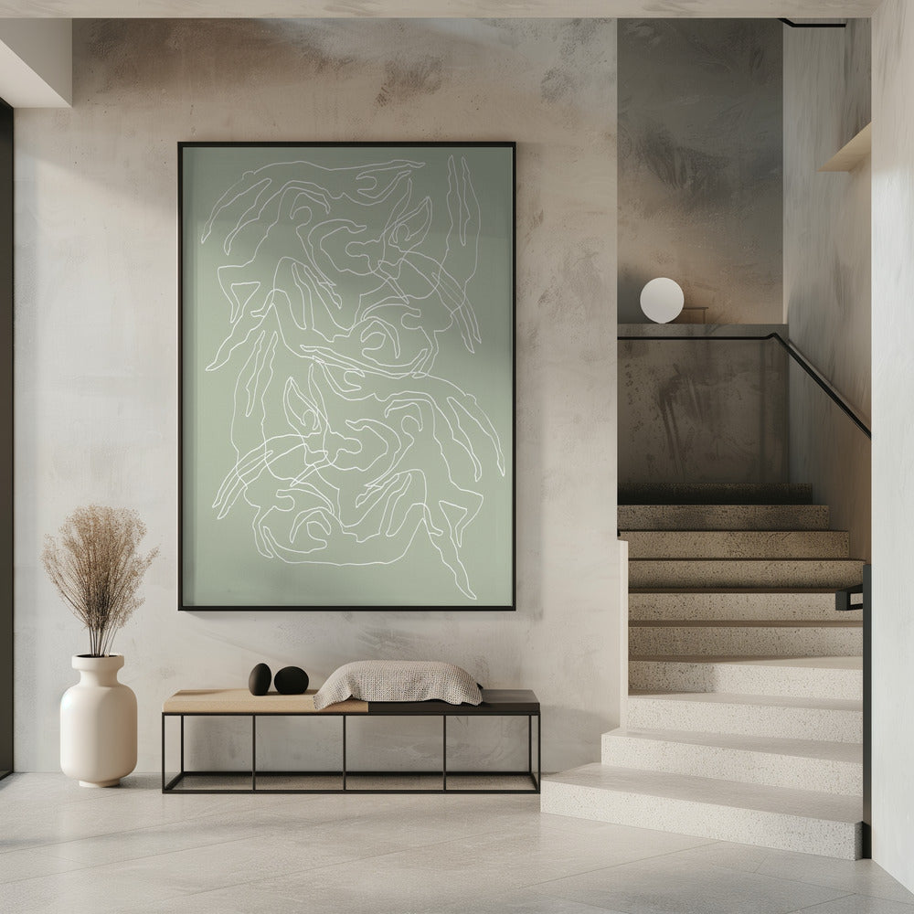 Schwimmer Grün | Poster