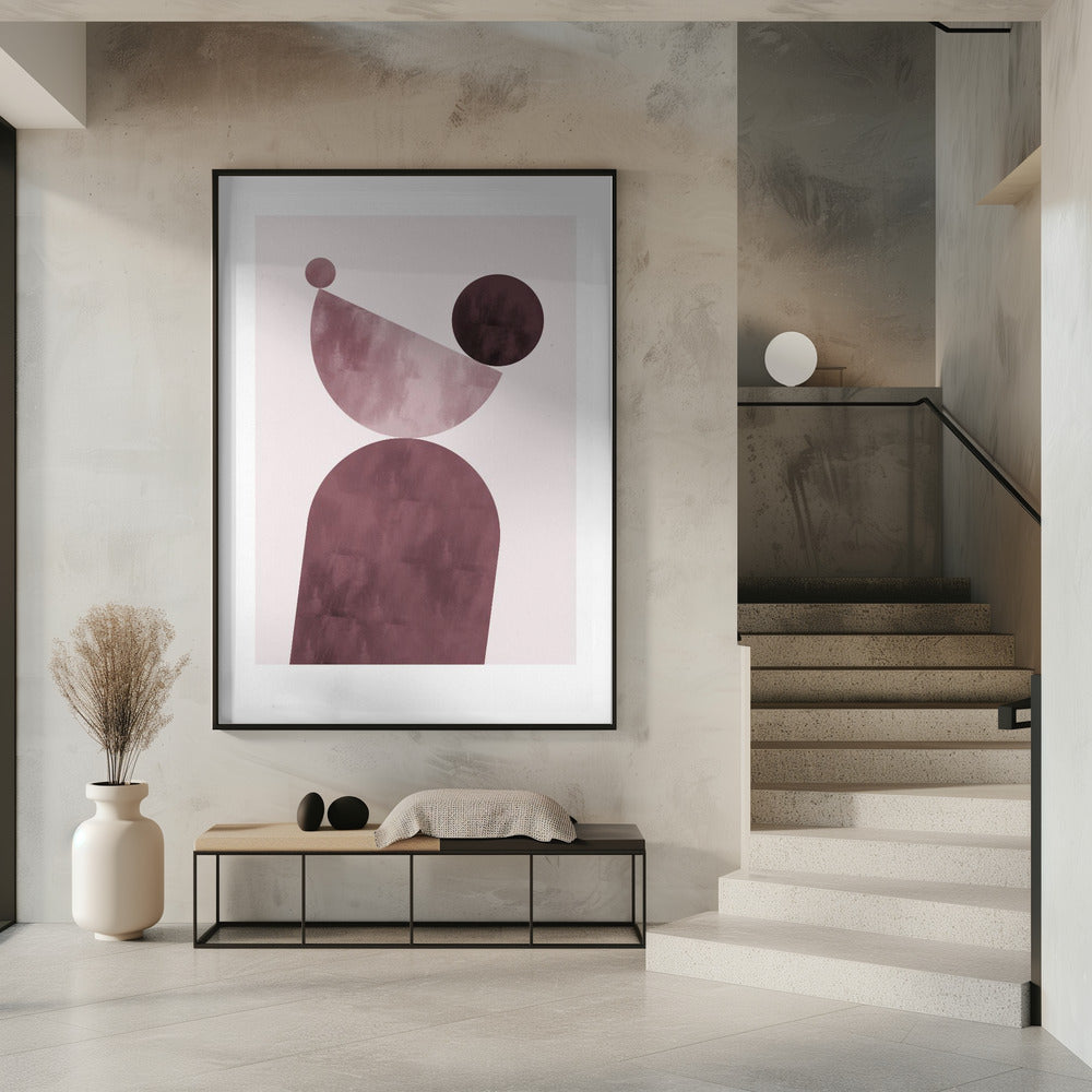 Geometrische Formen Lila | Poster