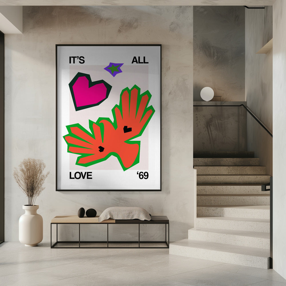 Es ist alles Liebe '69 Bird Orange | Poster
