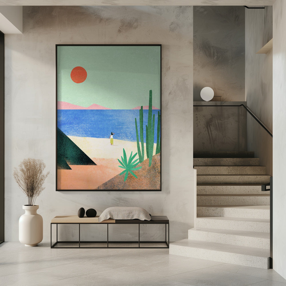 Strandmädchen ii | Poster