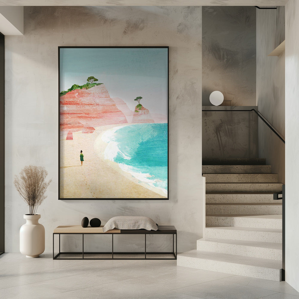 Strandmädchen iv | Poster