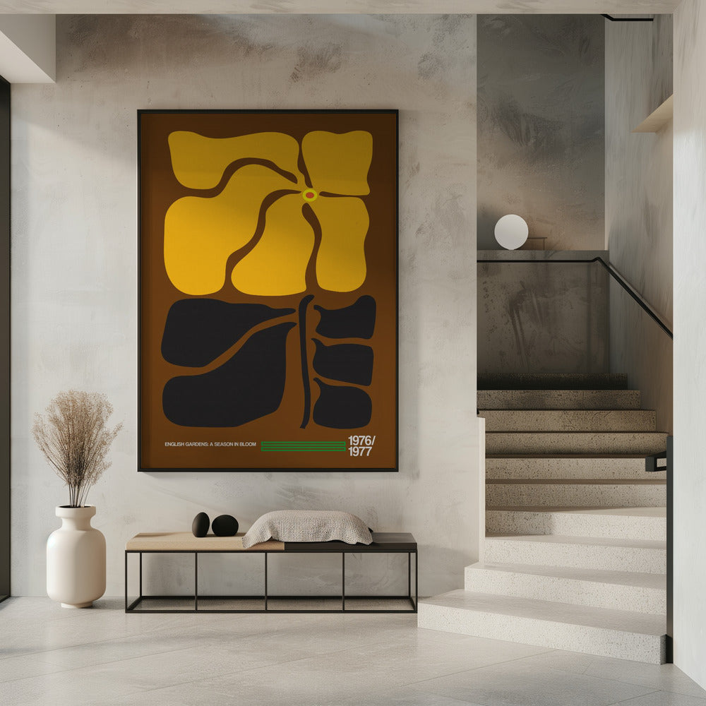 Englische Gärten Braun | Poster