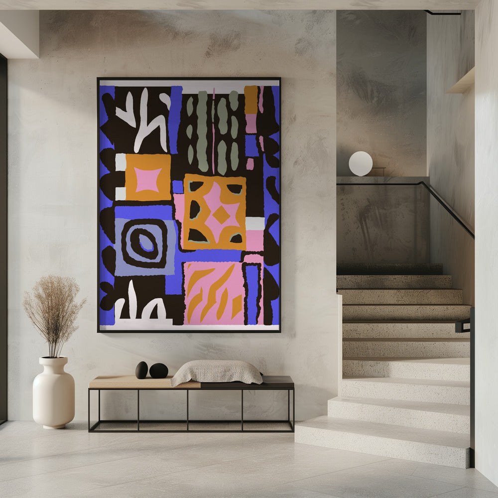 Bunte Geometrie | Poster