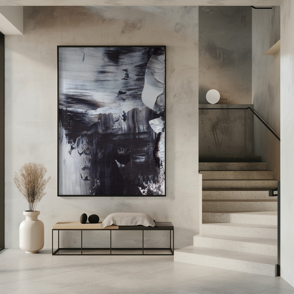 Monochromer Wirbel | Poster