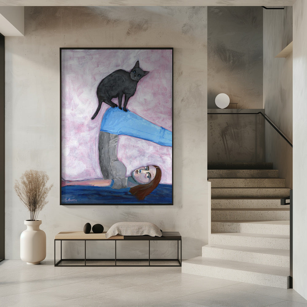Yoga mit meiner Katze | Poster
