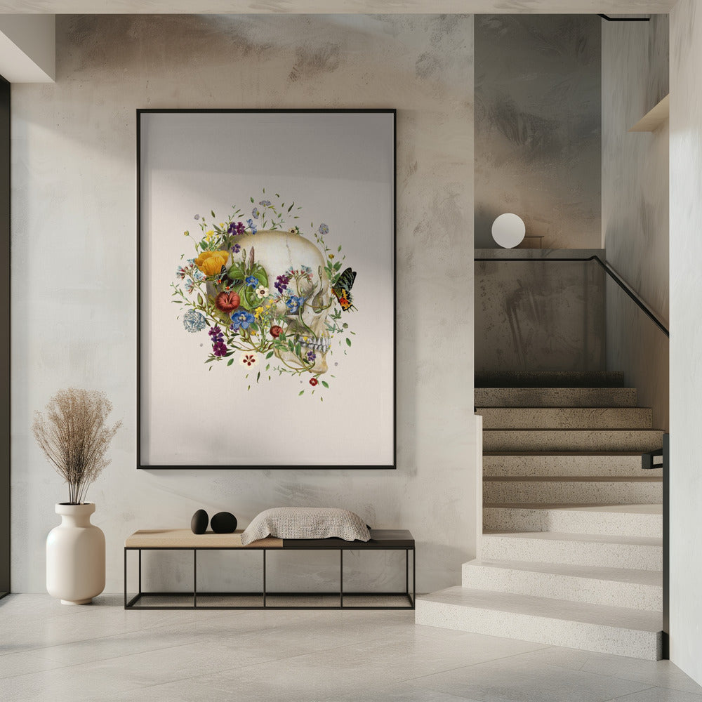 Blumenschädel | Poster