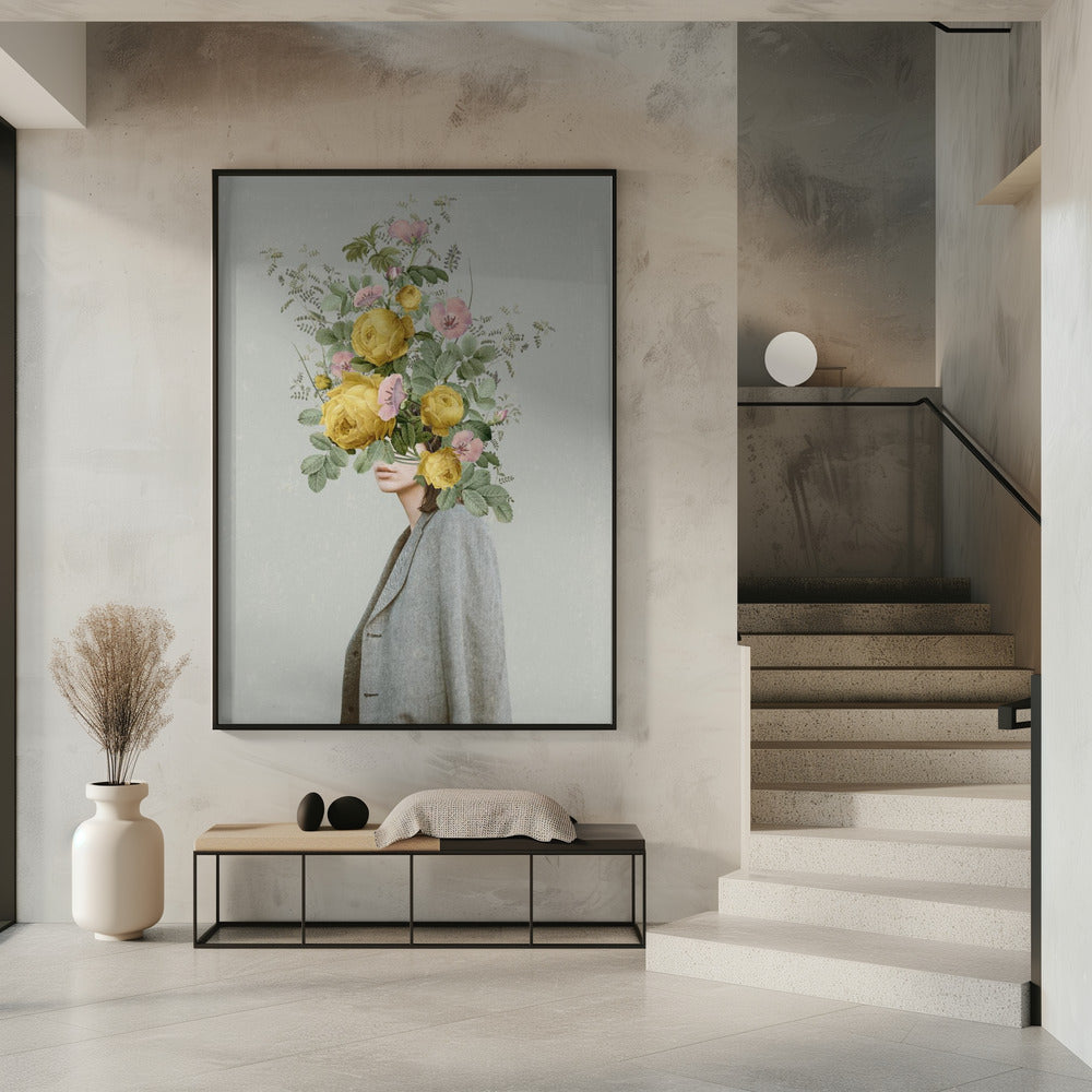 Gelber Blumenstrauß | Poster
