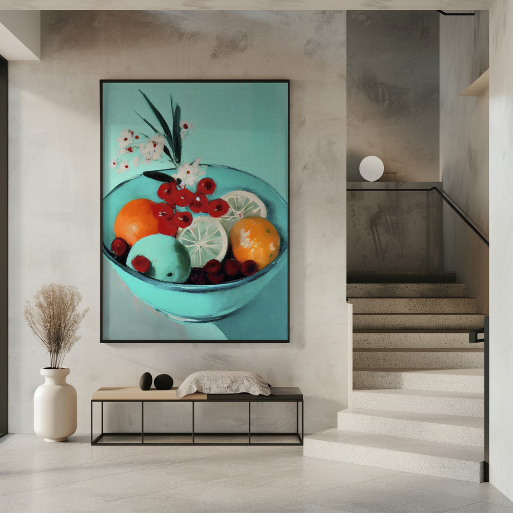 Lebendige Obstschale | Poster