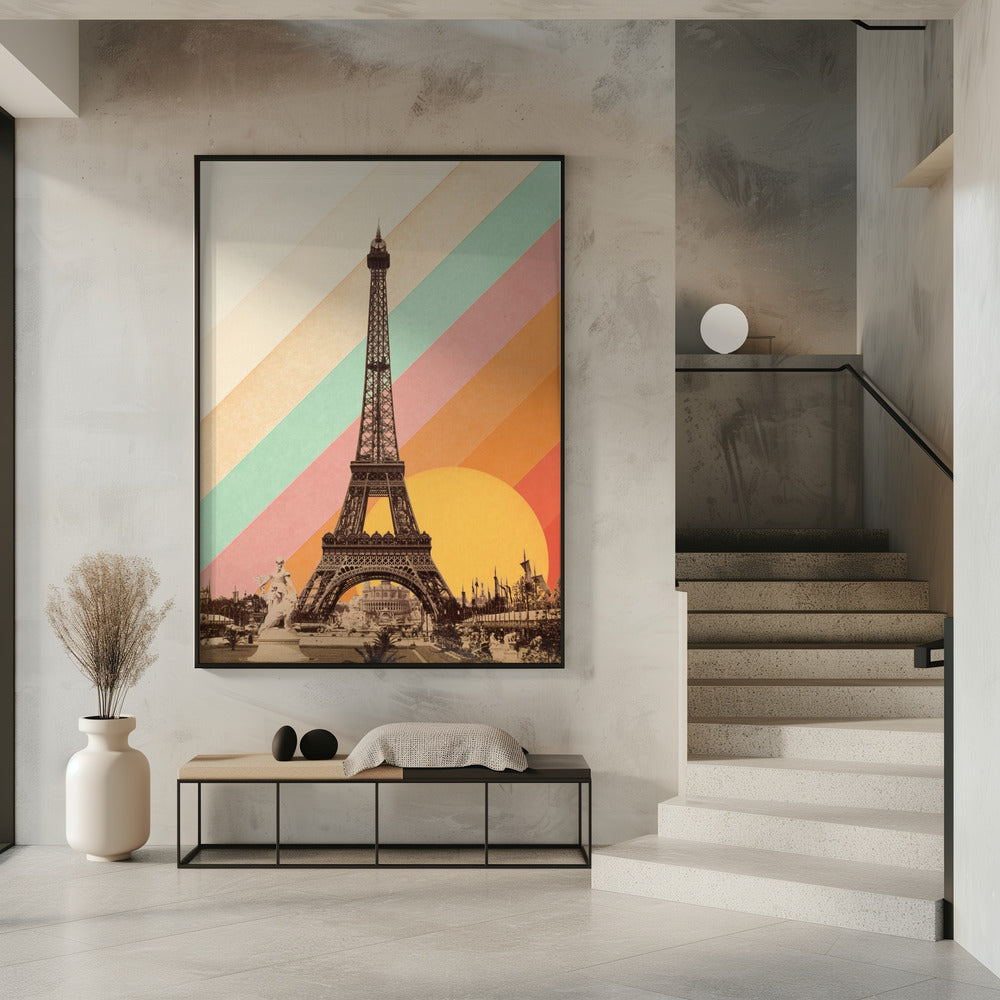 Eiffelturm Regenbogen | Poster