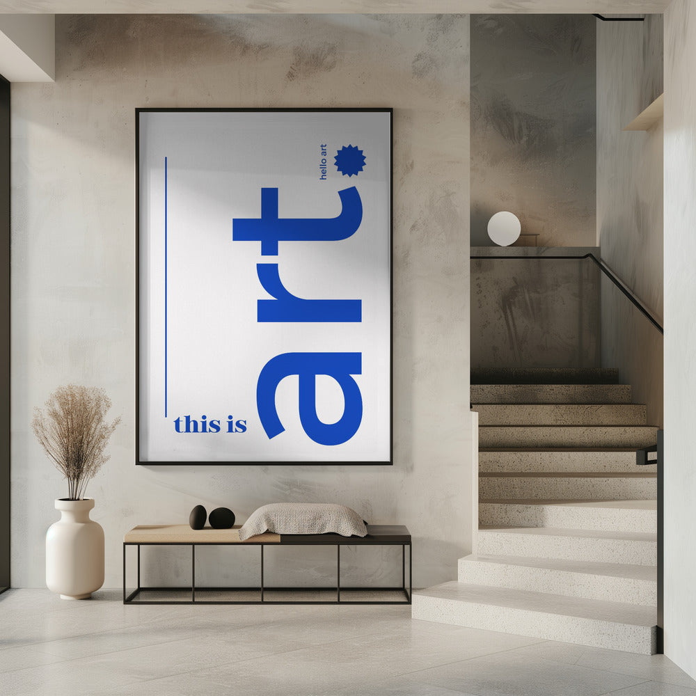 Hallo Fette Typografie | Poster
