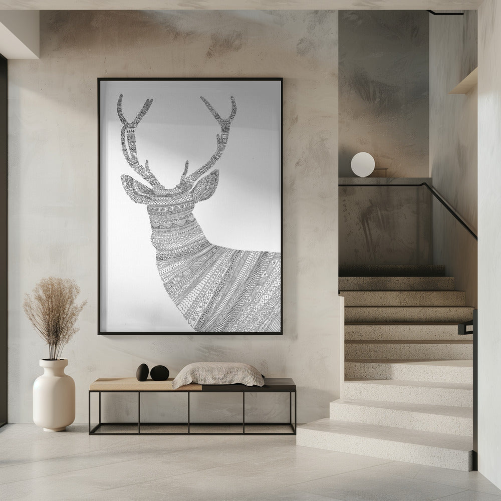 Hirsch Weiß | Poster